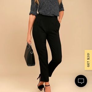 Black trouser pants from Lulus size medium